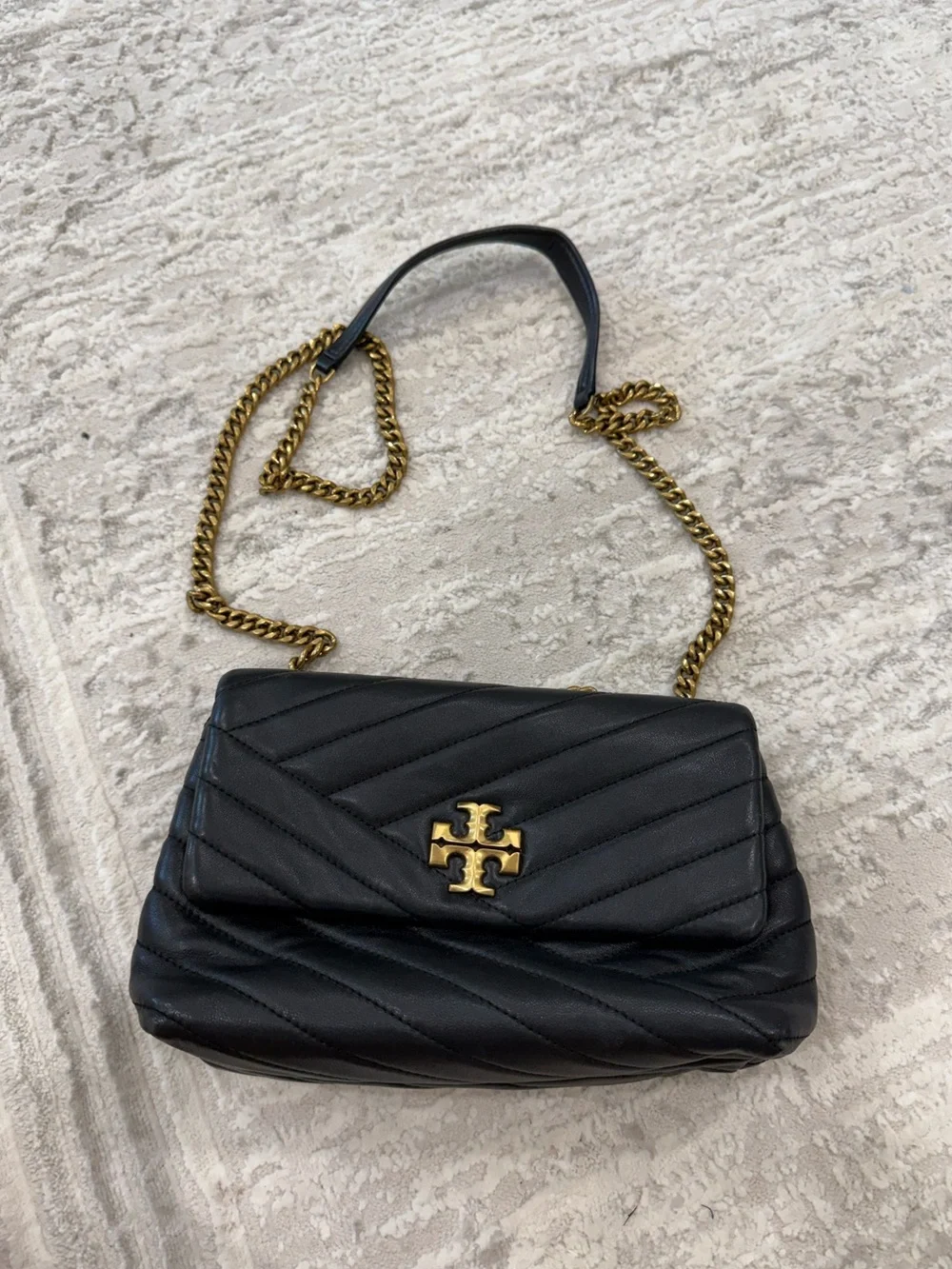 Tory Burch Kira small convertible chevron shoulder bag